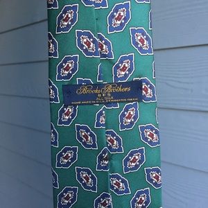 VTG Brooks Brothers BFS Men’s Geometric Silk Tie